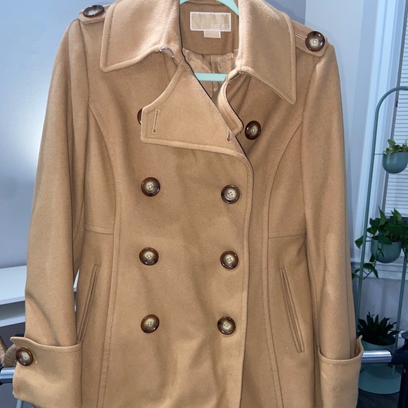 Michael Kors Long Trench Coat - Picture 2 of 5